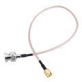 10pcs 50cm BNC Male to SMA Male Connector 50ohm Extension Cable Length Optional