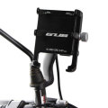GUB G-91 USB 12V-48V 360 Rotatable Anti-Slip Universal Bicycle Phone Holder Motorcycle Electric Bi