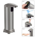 250ml Automatic Liquid Soap Dispenser Sensor non-contact Stainless Steel Hand Soap Bottle Dispenser
