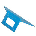 Aluminum Alloy 17cm T Ruler Woodworking Square Multifunctional Scriber 45 90 Degree Angle Ruler Angl