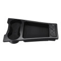 Center Console Car Storage Box Cup Drink Holder Tray W/ Mat for Toyota Prius 2010-15