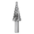 Drillpro 4-16.5mm HSS Step Drill Bit High Speed Steel Triangular Handle Spiral Groove Step Drill Bit