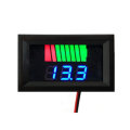 10pcs 12-60V Car Lead Acid Battery Charge Level Indicator Battery Tester Lithium Battery Capacity Me