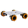 D-36 DIY 4WD Smart Metal RC Robot Car Chassis Base With Omni Wheels 1:46 Motor