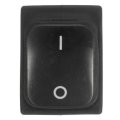 Black Waterproof 4Pin 2Position Circuits DPST ON-OFF Rocker Switch 16A 250V AC