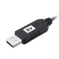 5pcs USB Power Boost Line DC 5V to DC 9V Step UP Module USB Converter Adapter Cable 2.1x5.5mm Plug
