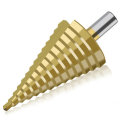 Drillpro 4-42mm HSS Titanium Coated Step Drill Bit 14 Step Hole Drilling Power Tool for Metal Wood