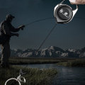 HX OUTDOORS Multifunction Telescopic Anti-off Buckle Keychain Portable Fishing Tool From