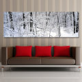 DYC 10494 Single Spray Oil Paintings Photography Forest Snow Scene Painting Wall Art For Home Decor