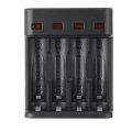 Portable DC 5V 4 Slot USB Rechargeable Battery Charger For AA AAA Battery