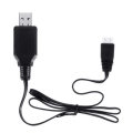 HBX 7.4V 2S Li-ion Battery Charger USB Charging Cable for 16889 1/16 RC Vehicles Spare Parts 18859E-