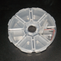 Eight Grid Circular Parts Storage Box for Screw Component IC Patch Hardware Parts