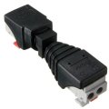 10PCS LUSTREON Male&Female Connectors DC 5.5*2.1mm Power Adapter Plug Cable for LED Strips 12V