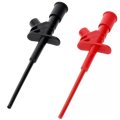 2Pcs Red DANIU P5004 Professional Insulated Quick Test Hook Clip High Voltage Flexible Testing Probe