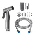 Portable Brass Toilet Handheld Bidet Shower Spray Shattaf Kit Cleaning Sprayer w/ Diverter