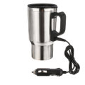 12V 13.5oz Electric Car Heated Stainless Steel Tumbler Insulated Mug Travel Cup