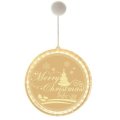 Battery Operated Merry Christmas LED Night Lamp 3D Hanging String Light for Bedroom Garland Home Dec