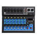 8 Channel 48V bluetooth Digital Microphone Sound Mixing Console Powerful Professional Karaoke Audio