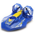 TKKJ A1 2.4G 4CH RC Twin-propeller Hovercraft EP Amphibious Boat with Double Motors RTR Model