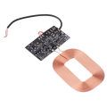 5pcs DIY Qi Standard Wireless Charging Coil Receiver Module Circuit Board DIY Coil for Phone for Bat