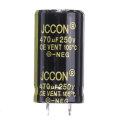 470UF 250V 22x40mm Radial Aluminium Electrolytic Capacitor High Frequency 105C