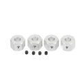 4Pcs RBR/C 12MM Metal Wheel Hex Connector For WPL JJRC MN RC Car Parts 12x12x8.9mm