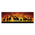 DYC 10672 Single Spray Oil Paintings Giraffe Sunrise Landscape For Home Decoration Paintings Wall Ar