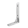 Hardware Stainless Steel Square Tube Triangle Bracket Triangle Support Frame Microwave Bracket 90 De