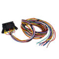 14 Circuit Universal Wiring Harness Bumper Wire Kit 12V Durability Car Hot Rod Street-Rod XL Wires