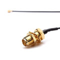 DANIU 10cm U.FL/IPX to RP-SMA Female Antenna Pigtail Jumper Cable