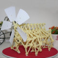 Wind Powered Walking Walker Windmill Mini Strandbeest DIY Model Building Kit Toy Gift