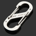 Sanrenmu SK008D Number Eight Stainless Steel Carabiner Tool Key Chain Lucky