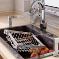 Stainless Steel Kitchen Shelf Rack Drying Drain Storage Holders Plate Dish Rack Kitchen Storage Rack