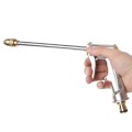 New High Pressure Metal Plated Hose Nozzle Water Power Sprayer Garden Car Washer