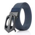 TUSHI 125cm x 3.4cm Zinc Alloy Buckle Punch Free Nylon Belts Men Tactical Belt Casual Belts