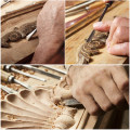 8Pcs Wood Carving Tool Set Craft DIY Woodworking Handwork Hand Chisel Kit