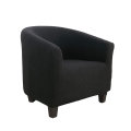 European Stretch Full-Inclusive Single Sofa Cover Cafe Shop Hotel Room Solid Color Sofa Chair Cover
