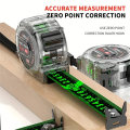 10M Fluorescent Steel Tape Measure with Circle Measuring Function Durable and Wear-Resistant Accurat