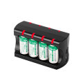 Sheingka RCR123A Battery 8-slot Charger Charging Base Can Charge 8pcs 16340 16350 Battery