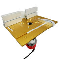 Aluminium Ally Woodworking Router Table Insert Plate Miter Gauge WorkBenches Wood Router Multifuncti