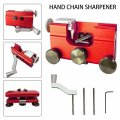 Aluminum Chainsaw Sharpener Portable Chain Saw Chain Saw Sharpener Sharpener with 2pcs Stone Grinder