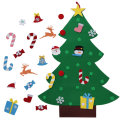 DIY Felt Christmas Tree with Glitter Ornaments Freely Paste Wall Hanging Christmas Trees Christmas D