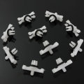 10xCar Roof Rain Gutter Moulding Trims Fastener Clips For BMW E46