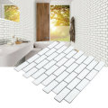 3D Self Adhesive Wall Tiles Pattern Wall Stickers Kitchen Bathroom Home Decorations