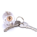 DANIU Cutaway T-Lock Transparent Lock Training Skill Visable Practice Padlock Lock Pick with Two Key