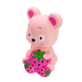 Squishy Strawberry Rat 13CM Slow Rising Soft Toy Stress Relief Gift Collection With Packing