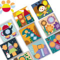 Tangram Jigsaw Puzzle Toy Intellectual Development Wooden Children Early Education Kindergarten Chan