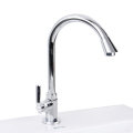 Kitchen Faucet Water-Saving Single-cold Vertical Wash Basin Stainless Steel Large Curved Universal F