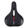 SGODDE Bicycle Saddle Memory Foam Soft Dual Shock Absorbing Breathable Bike Cushion Bike Seat with T
