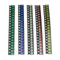 1000Pcs 5 Colors 200 Each 1206 LED Diode Assortment SMD LED Diode Kit Green/RED/White/Blue/Yellow